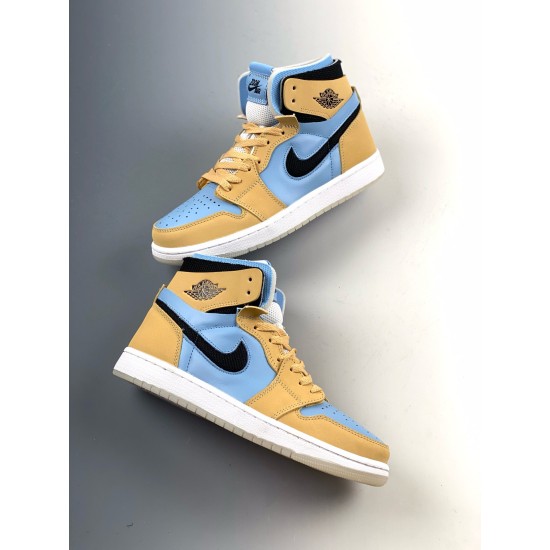 (Free Shipping)Jordan 1 High Zoom Air CMFT Psychic Blue (W) CT0979-400