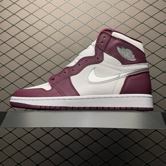 (Free Shipping)Jordan 1 Retro High OG Bordeaux 555088-611