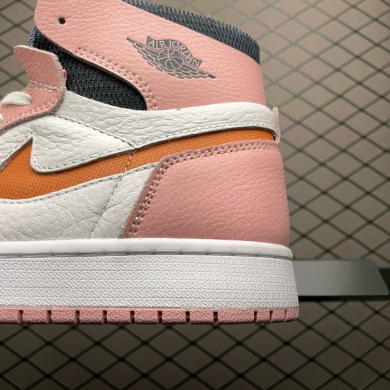 (Free Shipping)Jordan 1 High Zoom Air CMFT Pink Glaze (W) CT0979-601