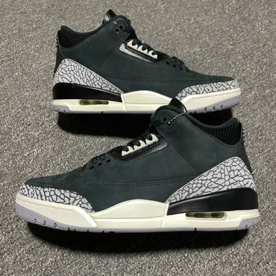 (Free Shipping)Jordan 3 Retro Off Noir CK9246-001