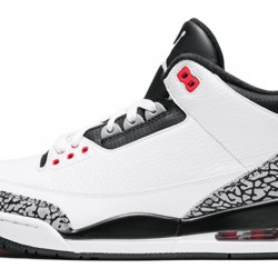 (Free Shipping)Jordan 3 Retro Infrared 23 136064-123