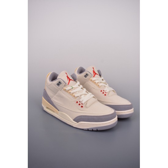 (Free Shipping)Jordan 3 Retro Muslin DH7139-100