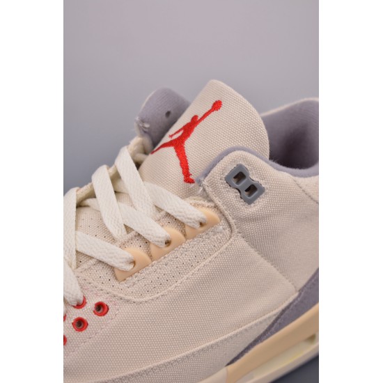 (Free Shipping)Jordan 3 Retro Muslin DH7139-100