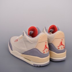 (Free Shipping)Jordan 3 Retro Muslin DH7139-100