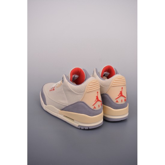 (Free Shipping)Jordan 3 Retro Muslin DH7139-100