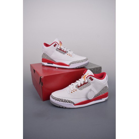 (Free Shipping)Jordan 3 Retro Cardinal Red CT8532-126