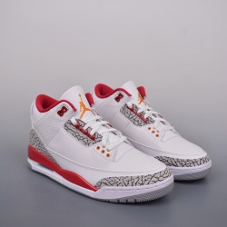 (Free Shipping)Jordan 3 Retro Cardinal Red CT8532-126