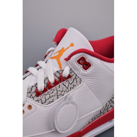 (Free Shipping)Jordan 3 Retro Cardinal Red CT8532-126