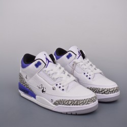 (Free Shipping)Jordan 3 Retro Dark Iris CT8532-105