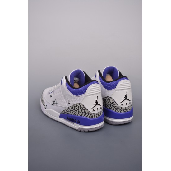 (Free Shipping)Jordan 3 Retro Dark Iris CT8532-105